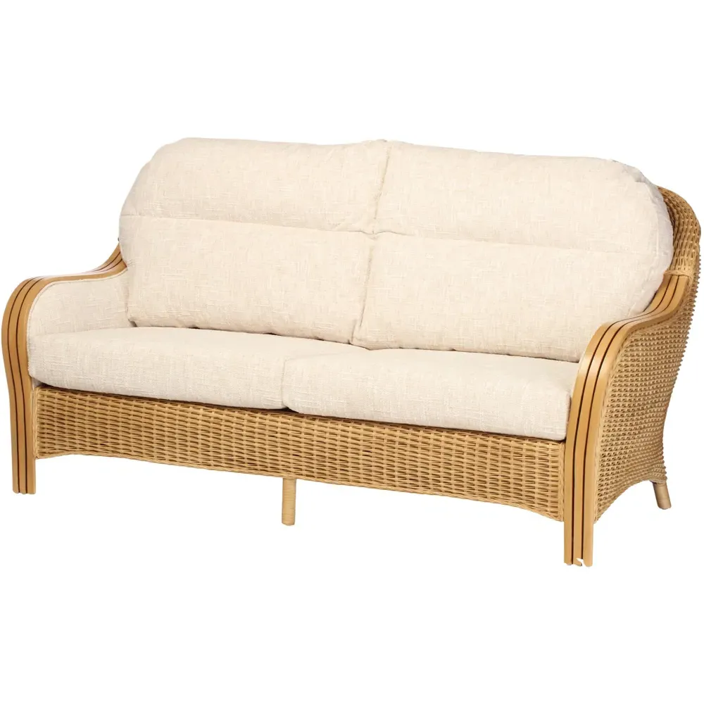 Centurion 5-Seater Sofa Set - Cream, Rattan