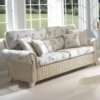 Clifton 3-Seater Sofa - Cream, Rattan