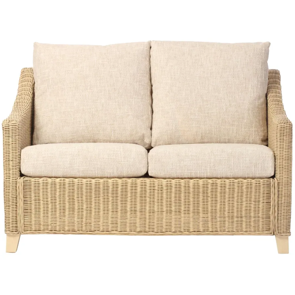Dijon 2-Seater Sofa - Cream, Cotton