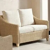 Dijon 2-Seater Sofa - Cream, Cotton