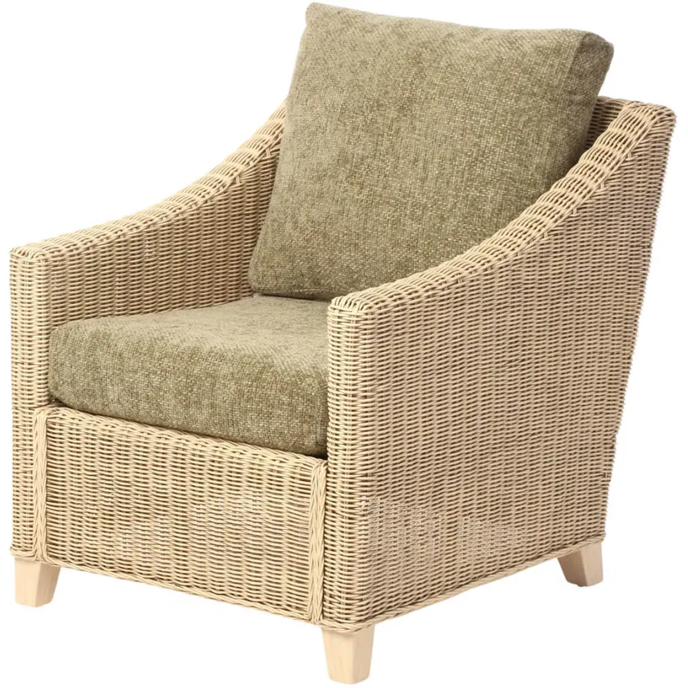 Dijon 2-Seater Sofa Suite - Sage, Rattan