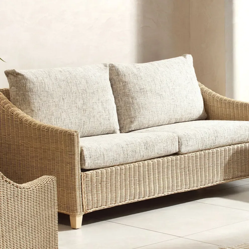 Dijon 3-Seater Farrow Sofa - Cream