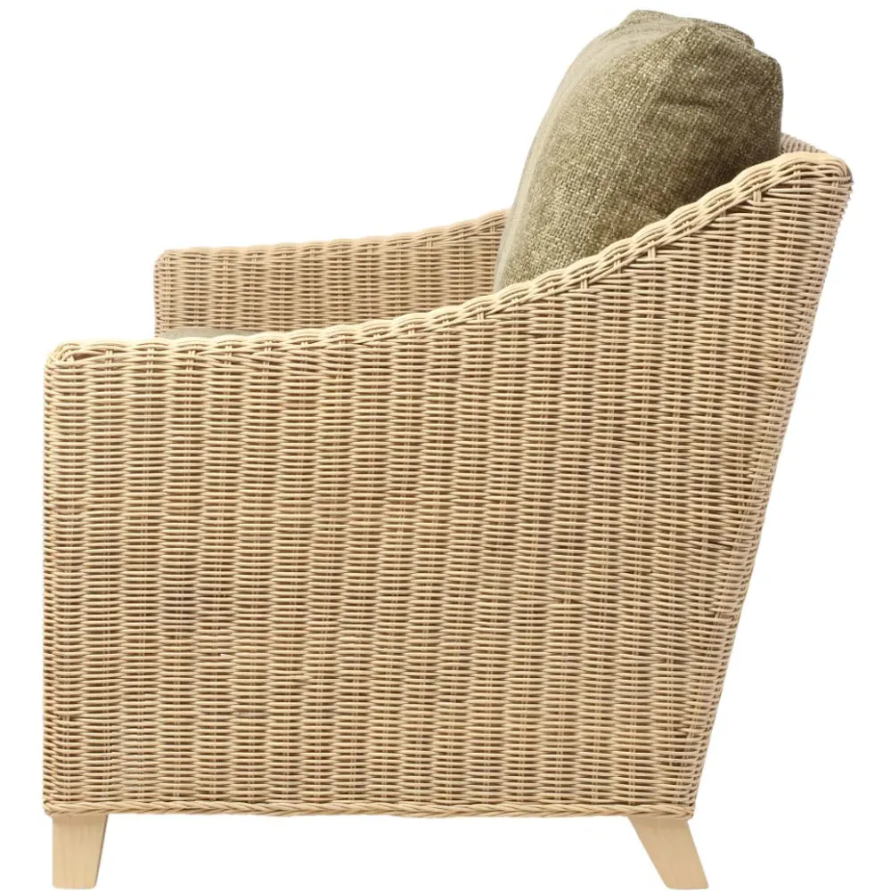 Dijon 3-Seater Jubilee Sage Sofa - Cream