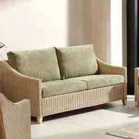 Dijon 3-Seater Jubilee Sage Sofa - Cream