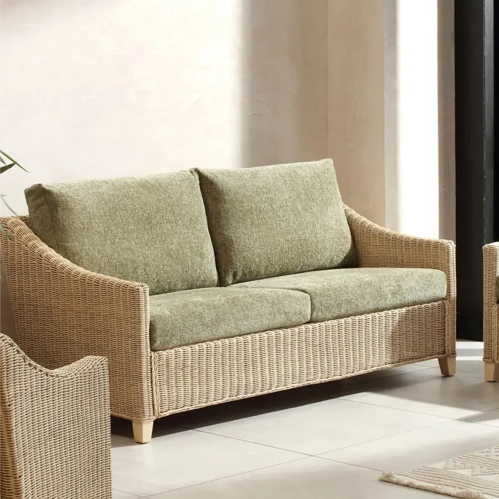 Dijon 3-Seater Jubilee Sage Sofa - Cream