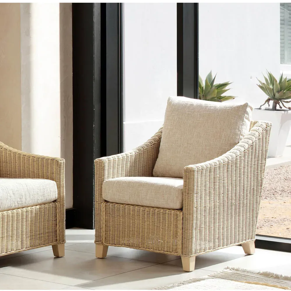 Dijon 3-Seater Sofa - Cream, Cotton