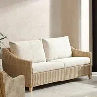 Dijon 3-Seater Sofa - Cream, Cotton