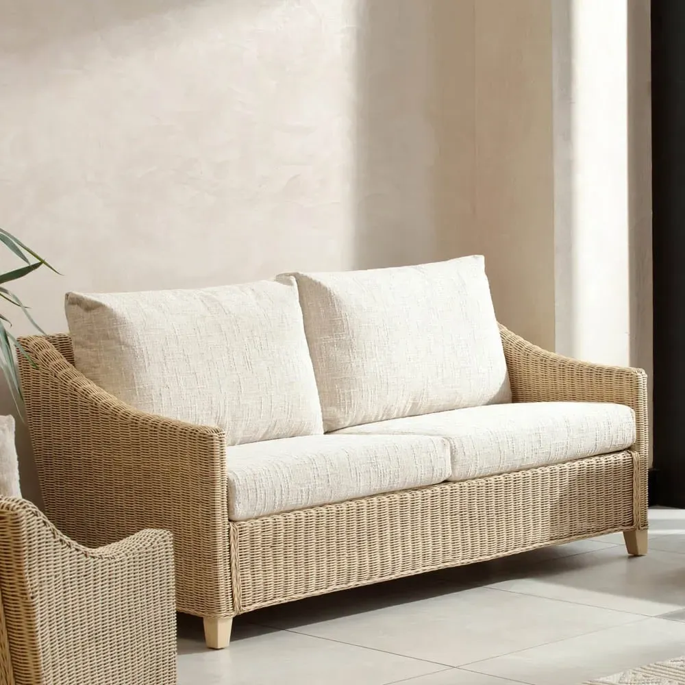 Dijon 3-Seater Sofa - Cream, Cotton