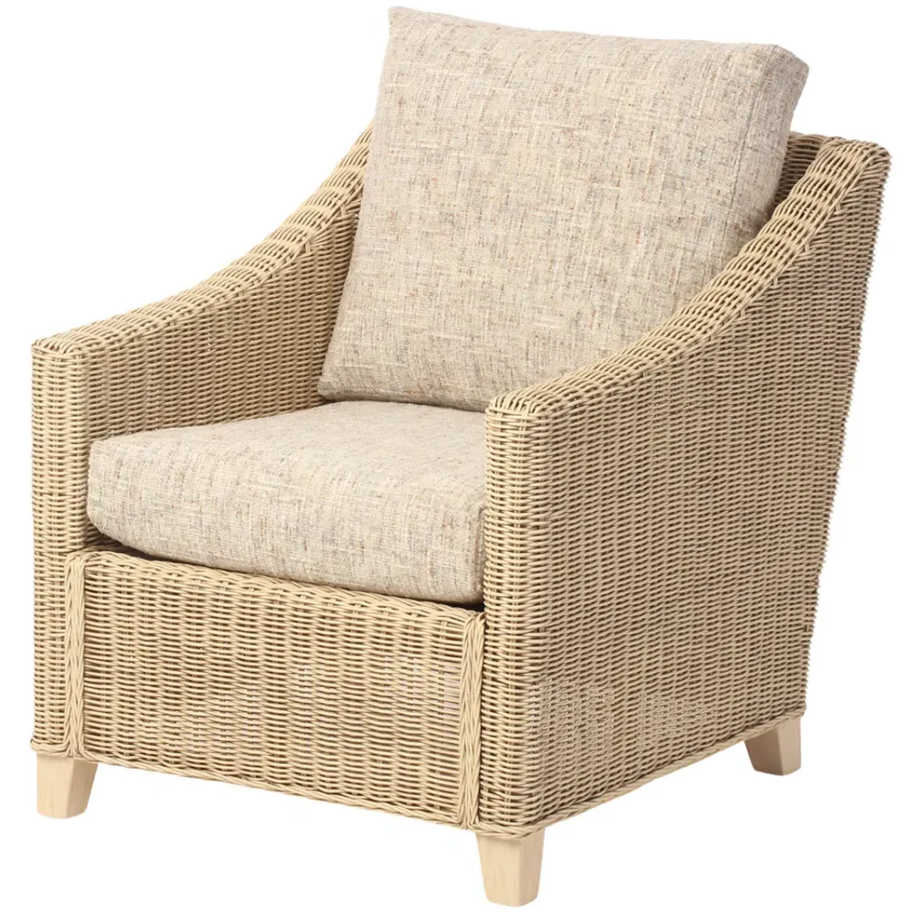 Dijon 3-Seater Sofa Suite - Cream, Rattan