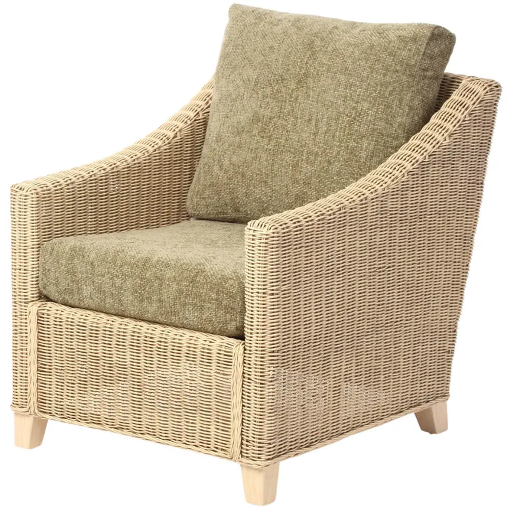 Dijon 3-Seater Sofa Suite - Cream, Rattan