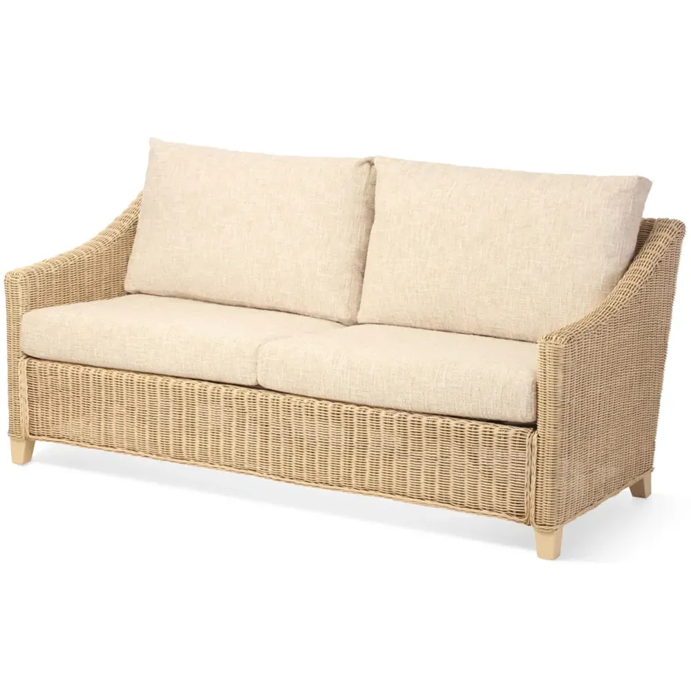 Dijon 3-Seater Sofa Suite - Cream, Rattan