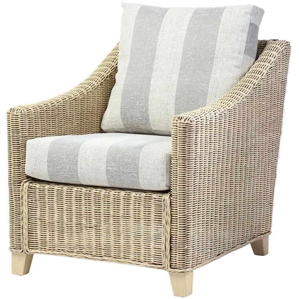 Dijon 5-Seater Sofa Set - Natural Wash, Rattan