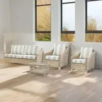 Dijon 5-Seater Sofa Set - Natural Wash, Rattan