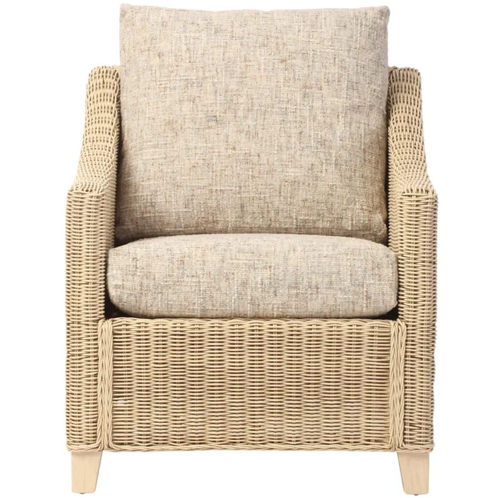 Dijon Farrow Armchair - Cream, Rattan