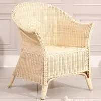King Size Wicker Loom Chair - Cream, Rattan