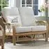 Madrid 2-Seater Sofa - Light Oak, Rattan