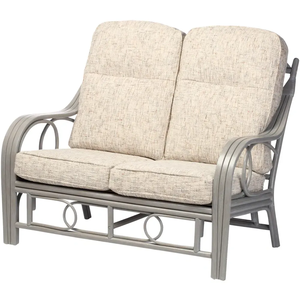 Madrid 4-Seater Sofa Set - Grey, Rattan