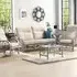 Madrid 5-Seater Sofa Set - Grey, Rattan
