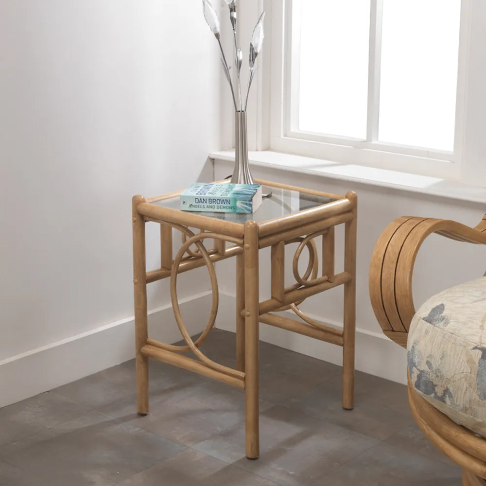 Madrid Lamp Table - Brown, Light Oak