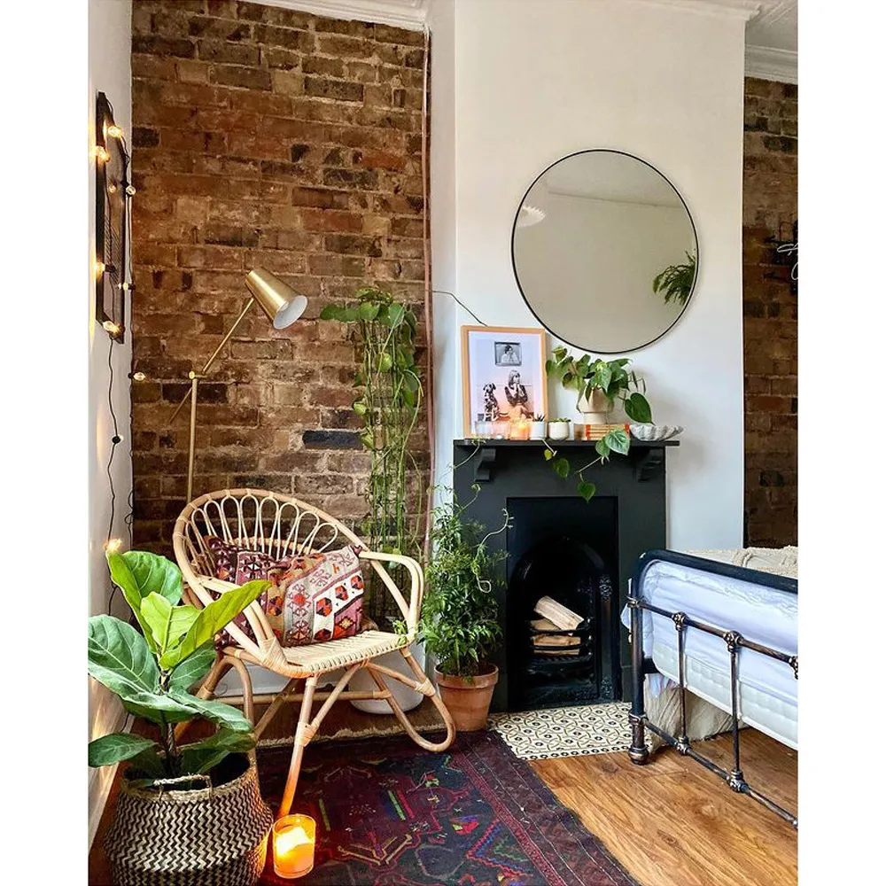 Nordic Rattan Chair - Cream