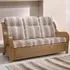 Opera 3-Seater Light Oak Rattan Sofa - Beige