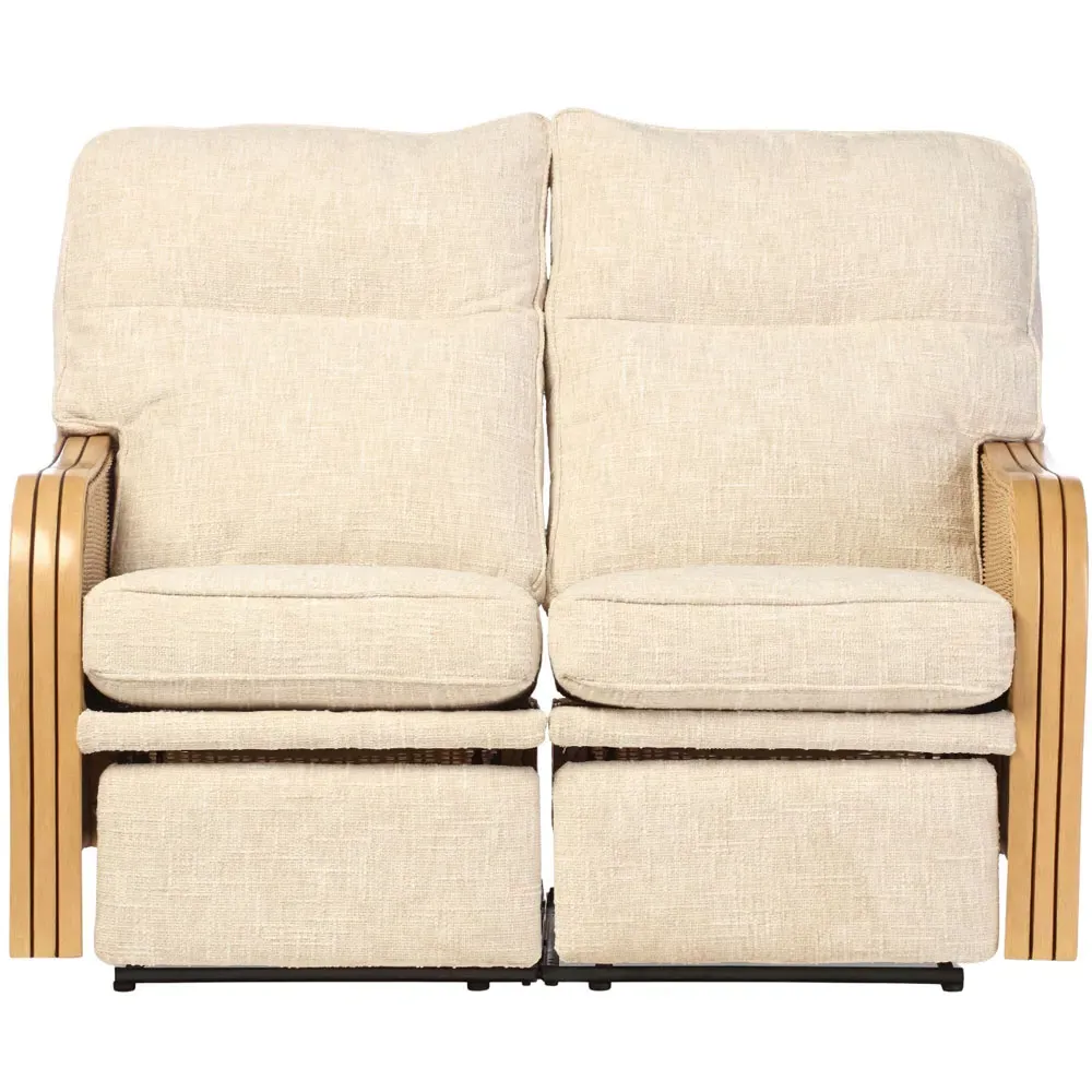 Paris 2-Seater Recliner Sofa - Cream, Cotton