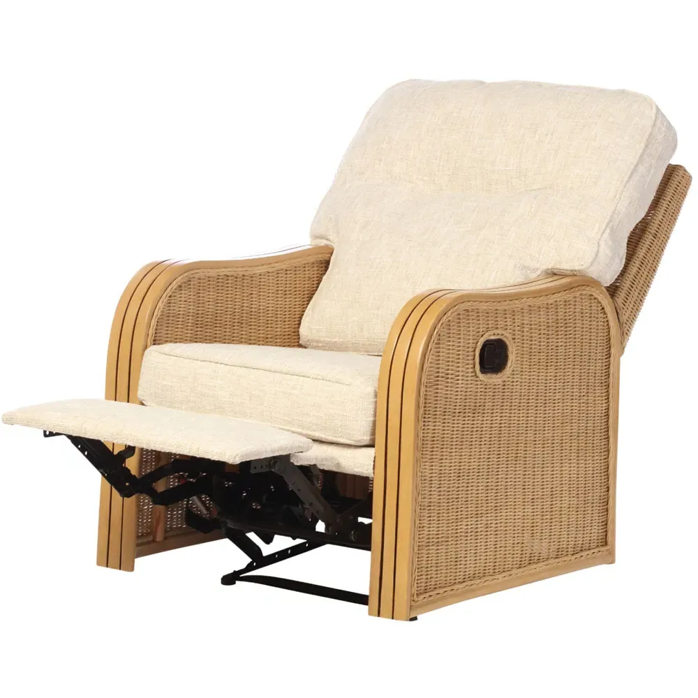 Paris Cotton Recliner Chair - Cream