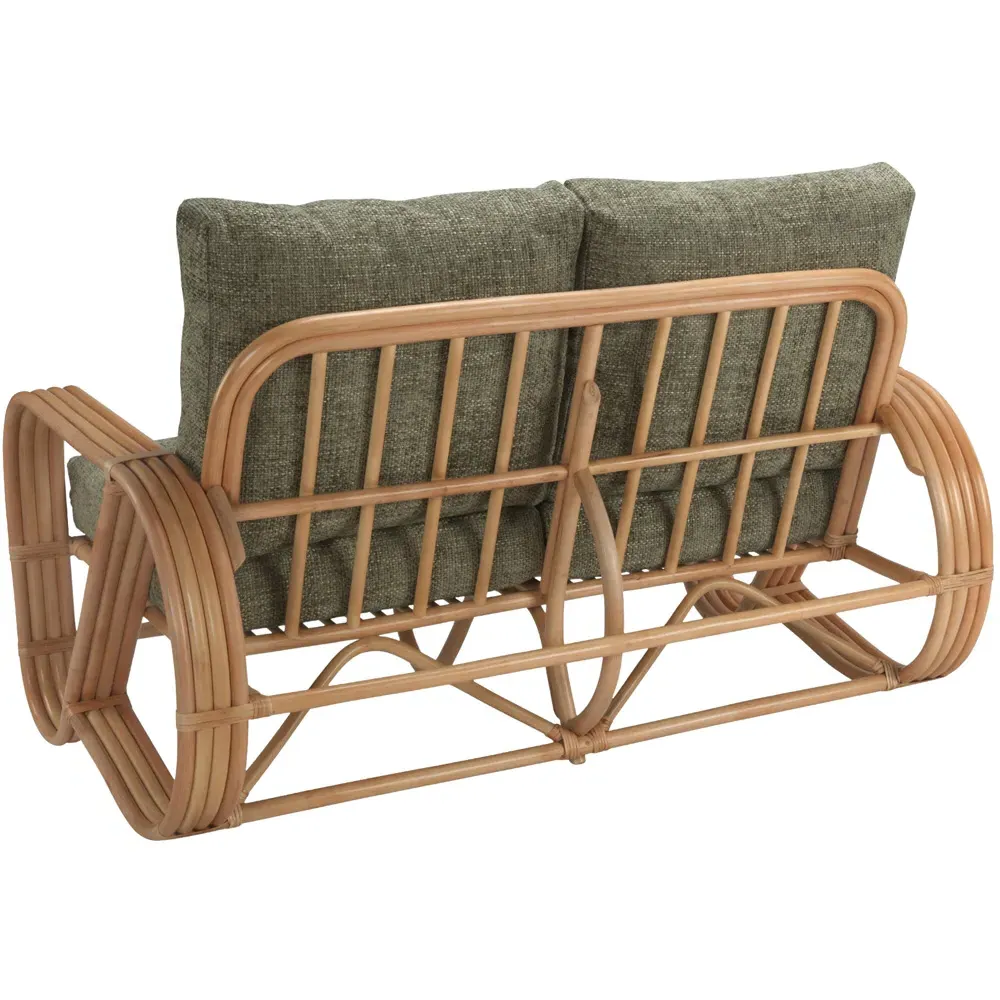 Pretzel 2-Seater Sofa - Natural, Rattan