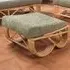 Pretzel Footstool - Natural, Rattan