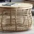Royal Coffee Table - Brown, Natural Rattan