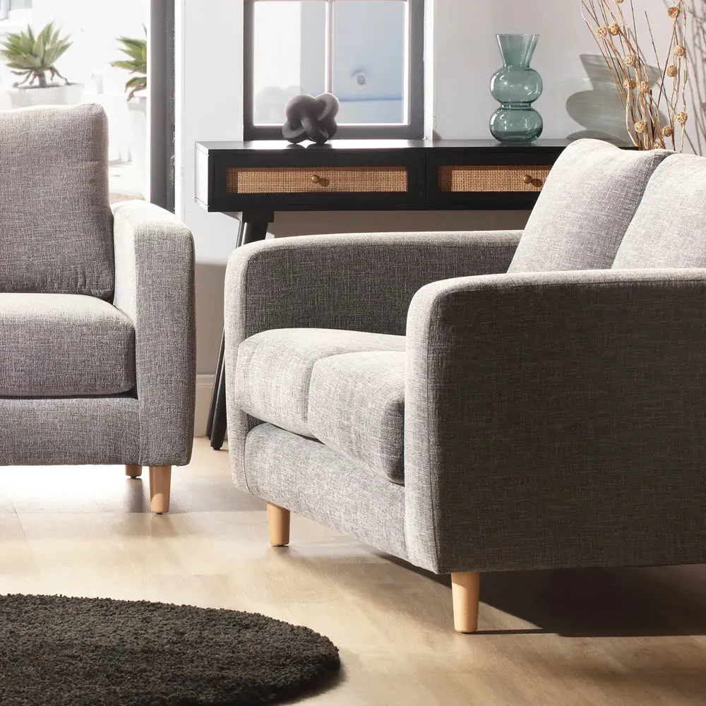 Rydal 2-Seater Sofa - Charcoal, Linen