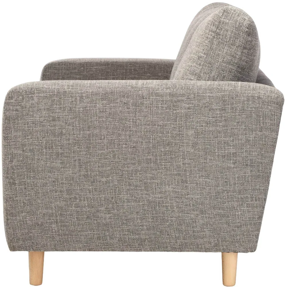 Rydal 3-Seater Sofa - Charcoal, Linen
