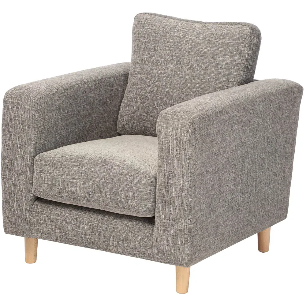 Rydal Upholstered Chair - Charcoal, Linen