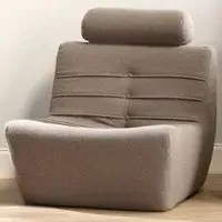 Shadow Grey Boucle Cosy Chair - Grey, Boucle Fabric