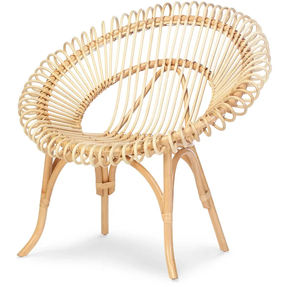 Shanghai Wicker Chair - Cream, Rattan