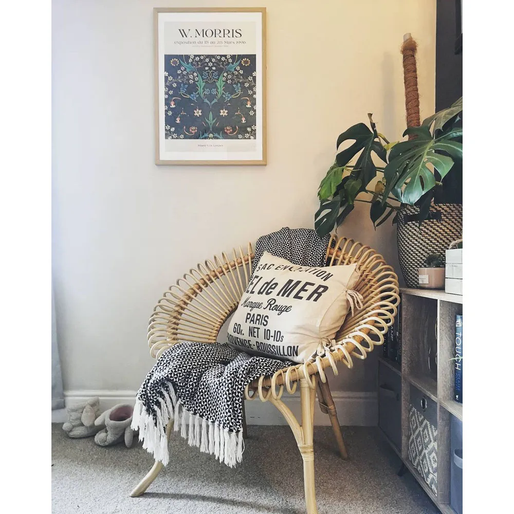 Shanghai Wicker Chair - Cream, Rattan