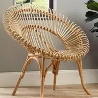 Shanghai Wicker Chair - Cream, Rattan