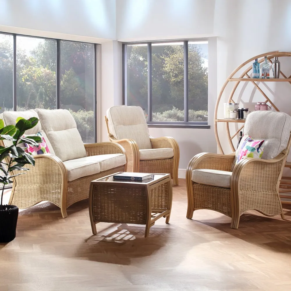 Turin 5-Seater Sofa Set with Jasper Cushion - Light Oak