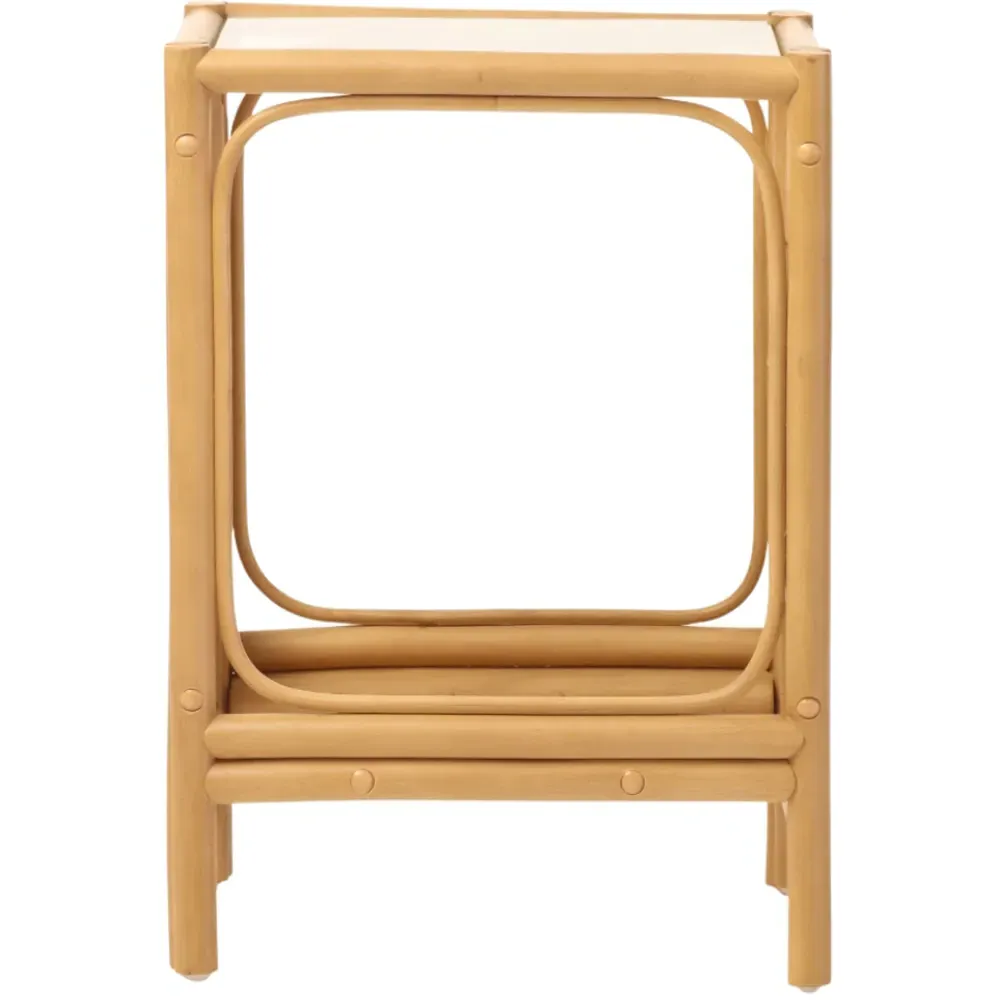 Vale Lamp Table - Brown, Light Oak