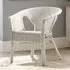 Wicker Loom Chair - White, Rattan