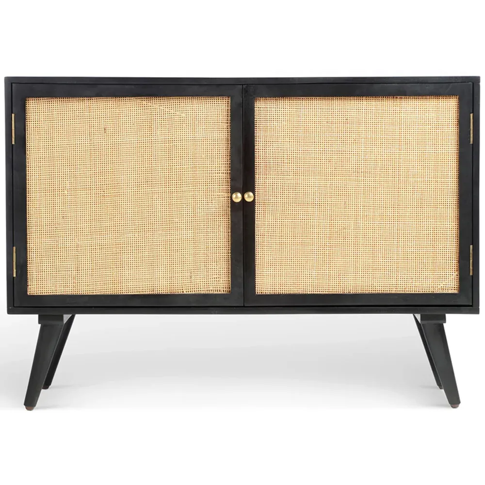 Manhattan 2 Door Sideboard - Black, Mango Wood