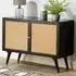 Manhattan 2 Door Sideboard - Black, Mango Wood