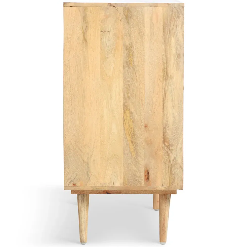 Manhattan 2 Door Wine Cabinet - Brown, Mango Wood