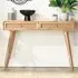 Manhattan 2 Drawer Console Table - Cream, Mango Wood