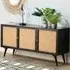 Manhattan 3 Door Sideboard - Black, Mango Wood