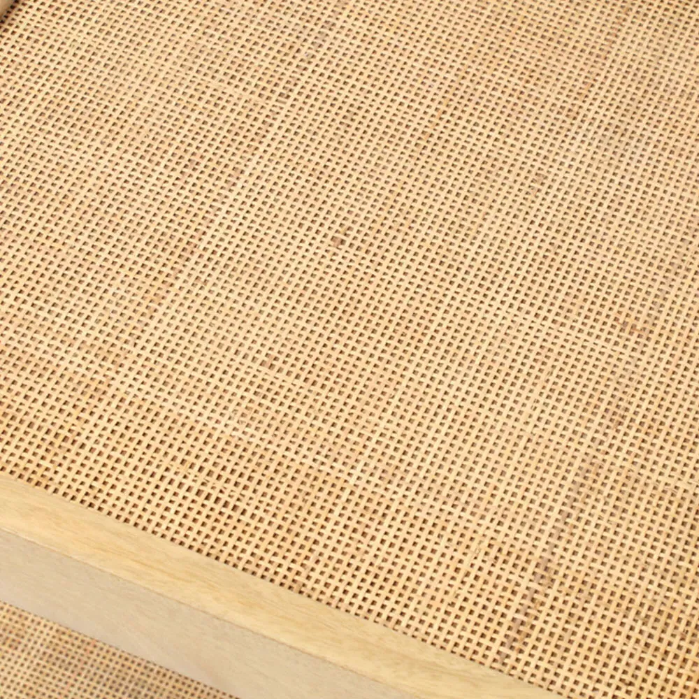 Manhattan Side Table with Shelf - Cream, Mango Wood