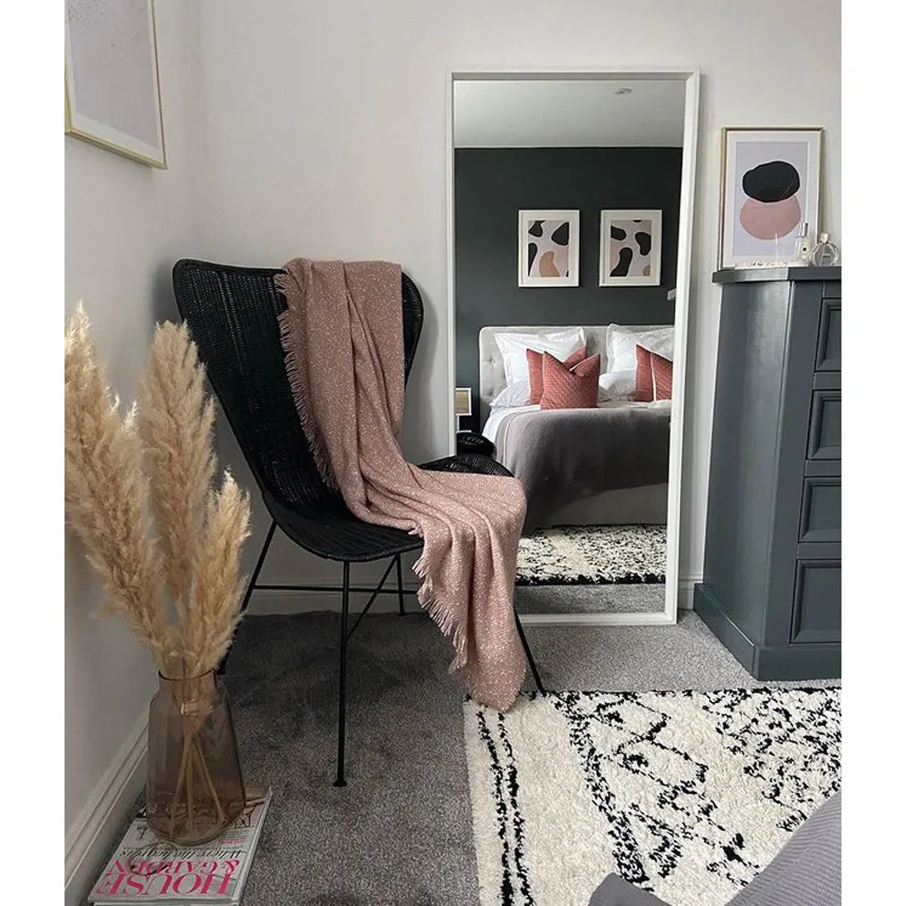 Porto Wing Wicker Dining Chair - Black, Rattan