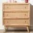 Venice 3 Drawer Chest of Drawers - Natural, Mango Wood