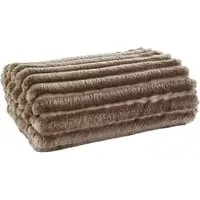Alnwick Ribbed Throw - Putty