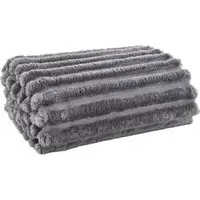 Alnwick Throw - Grey, Polyester